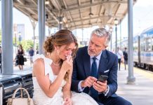 I Missed My Train and My Own Wedding—Then a Stranger Pointed at My Fiancé and Said, “I Know That Man.” What He Showed Me Changed Everything…