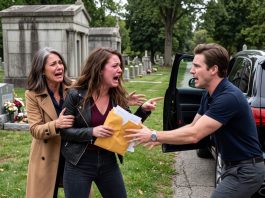 Dad and My Brother Skipped Mom’s Funeral to Cruise with His Mistress. Then a Text from Mom’s Number Said, “I’m Not Dead. Come to the Cemetery.” What I Found There Shattered My Life Forever…