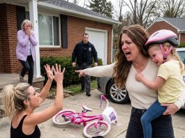 My sister smashed my 6-year-old’s new bike with a hammer. “A lesson,” she said. My mom: “You shouldn’t have bought it.” I smiled, said ONE sentence, and the color drained from their faces.