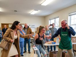 My retired general grandfather found me in a church food pantry line: “Why are you hungry? I wired $280,000 for you and Eli!” Then he called federal investigators.