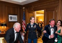 “At least the Army pays her rent,” my rich dad sneered in front of everyone. Then I walked in wearing full dress blues, a ceremonial sword and two stars on my shoulder. The general turned to him: “That’s your daughter?”